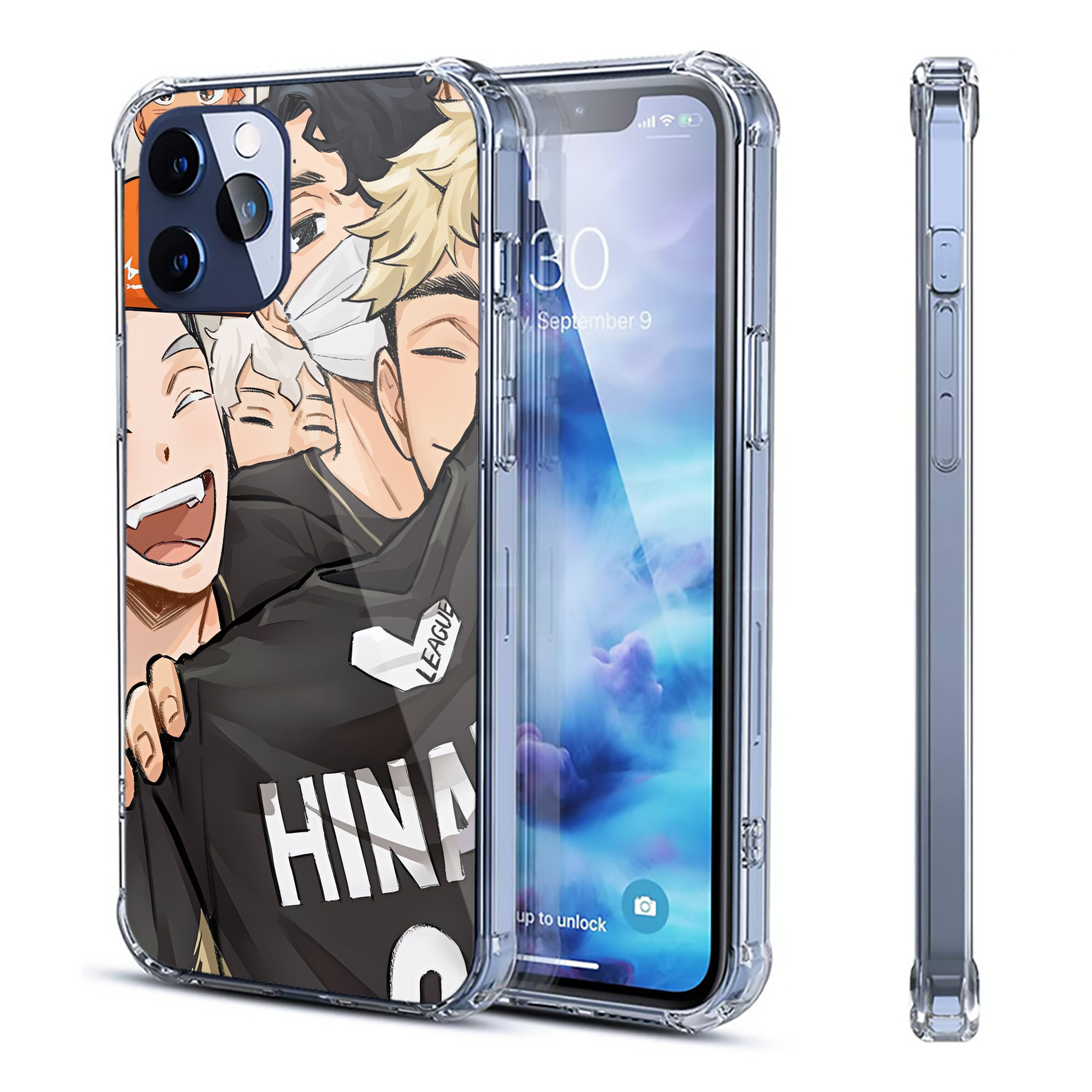 （画像用） ハイキュー!! Haikyu!! 【iPhone 12シリーズ対応】透明スマホケース（クリアソフトケース）